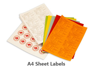 A4 Sheet Labels